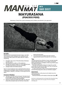 Man On The Mat: Mayurasana