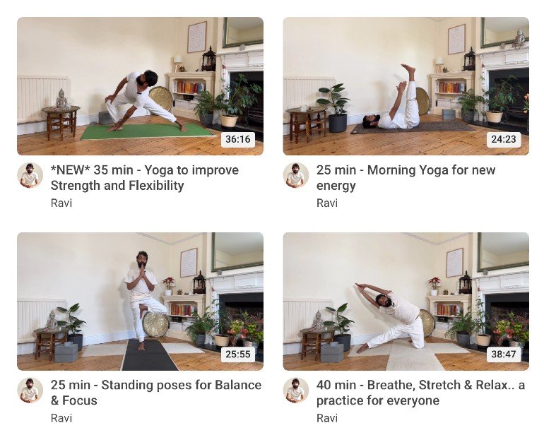 Ravi Yoga Video Library